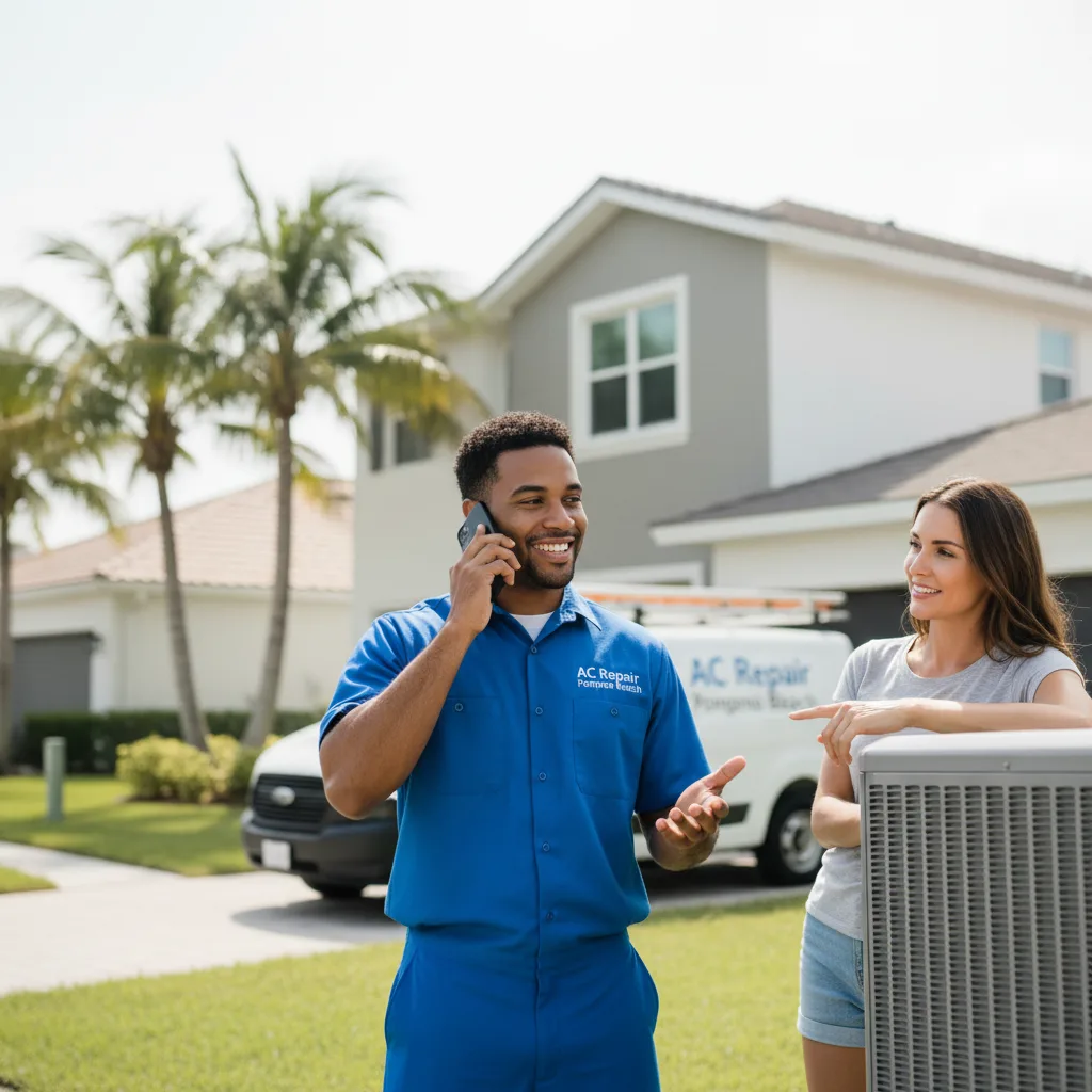 AC Repair Pompano Beach customer support in Rialto